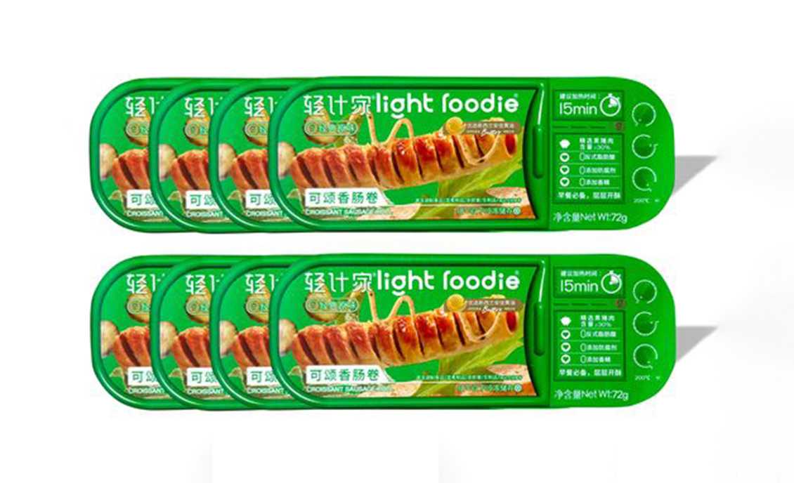 呂工機(jī)械可頌香腸卷全自動(dòng)包裝解決方案，量產(chǎn)無憂